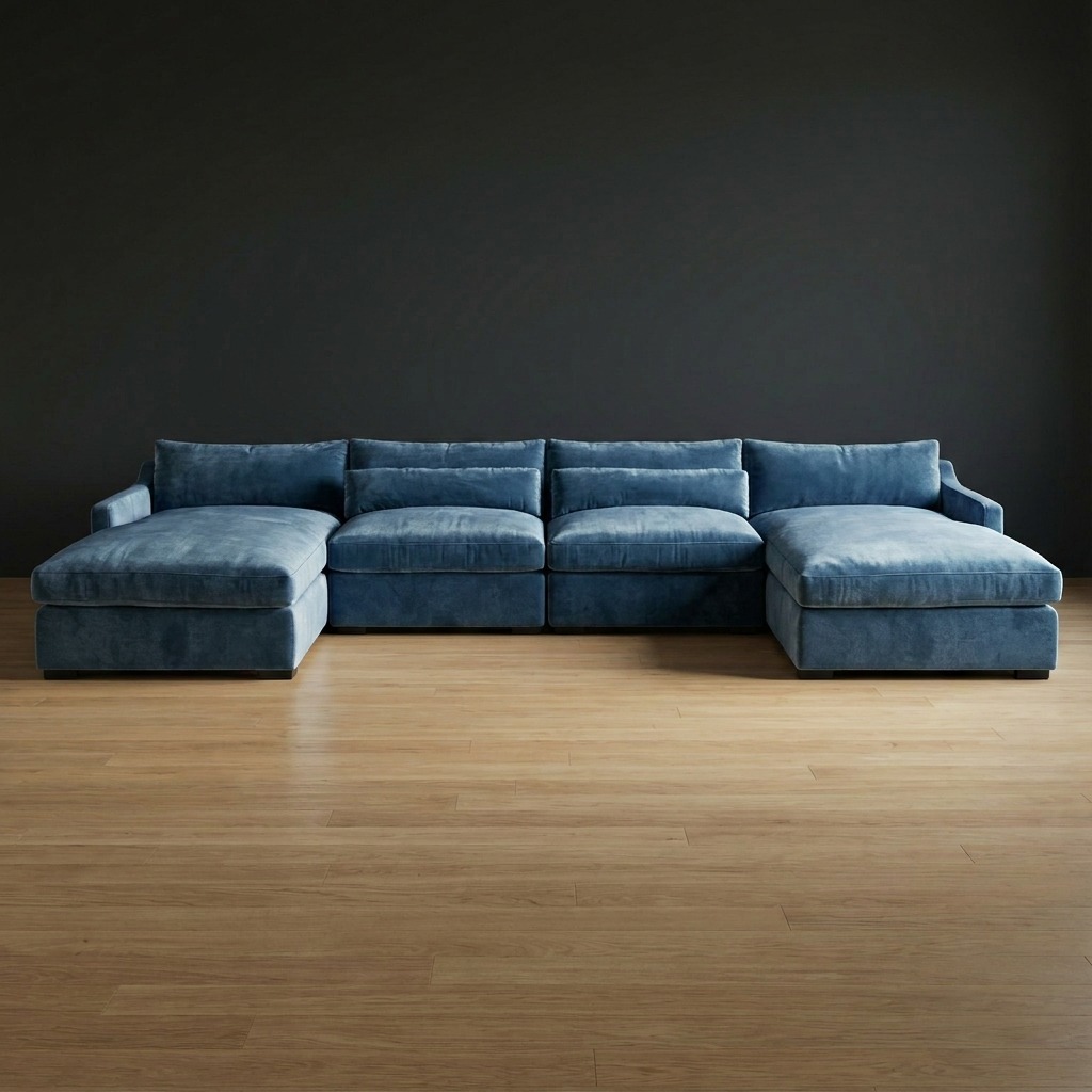 Homestead Sectional in Storm Crossing