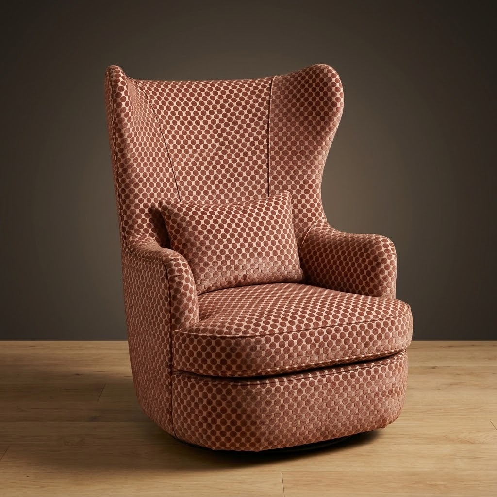 Wayfarer Swivel Chair in Penny Lane