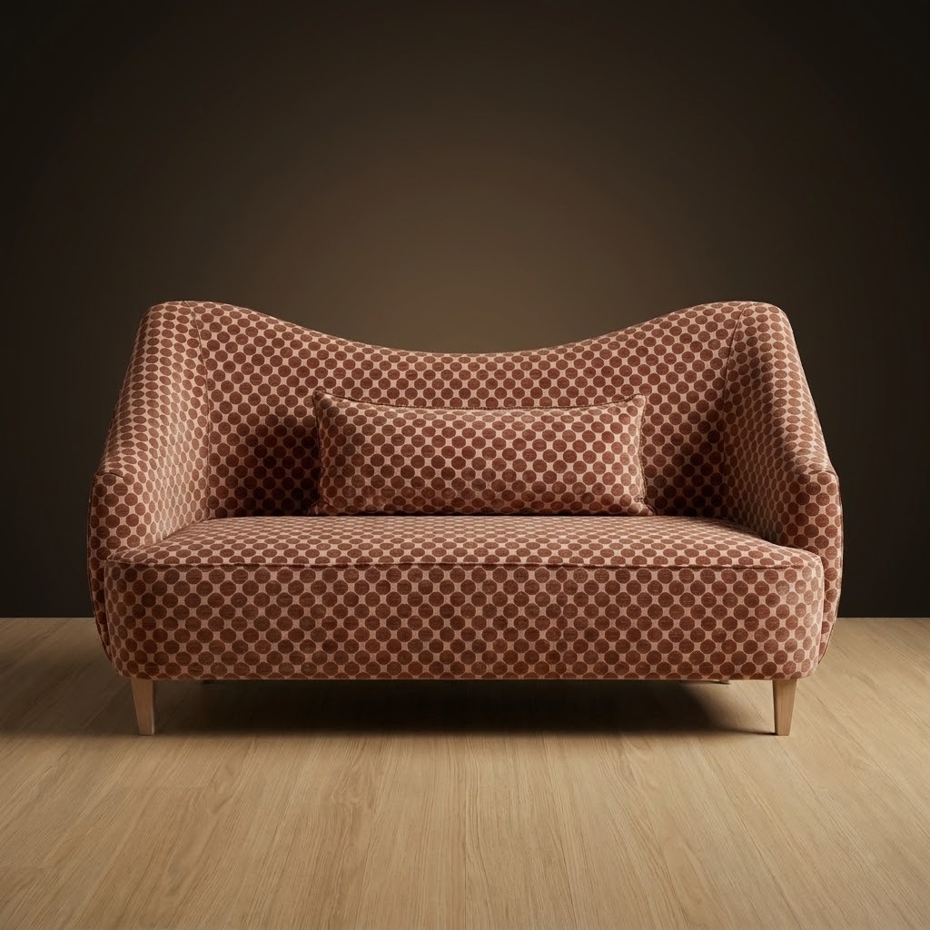 Huntsman Settee in Penny Lane