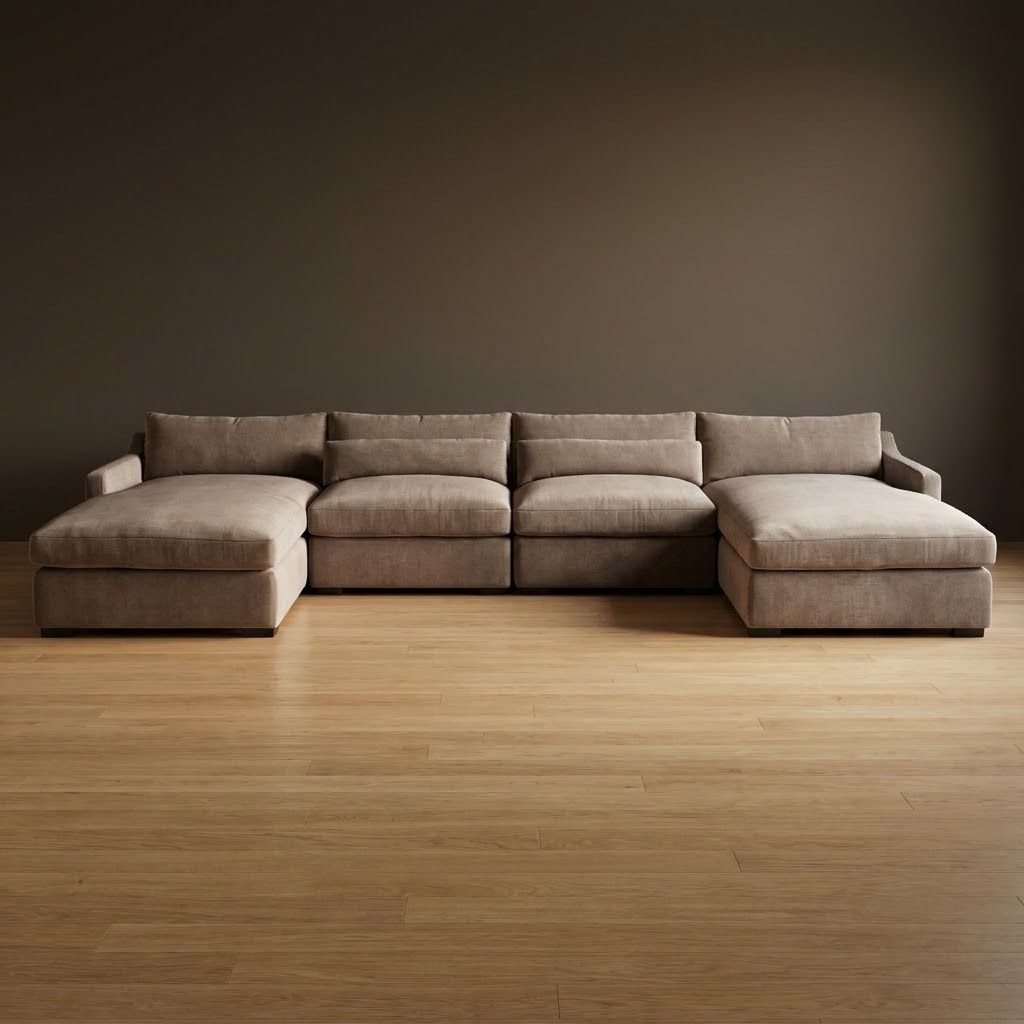 Homestead Sectional in Storm Crossing