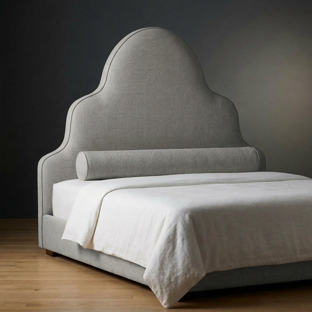 Kingswell Bed in Harbor Mist