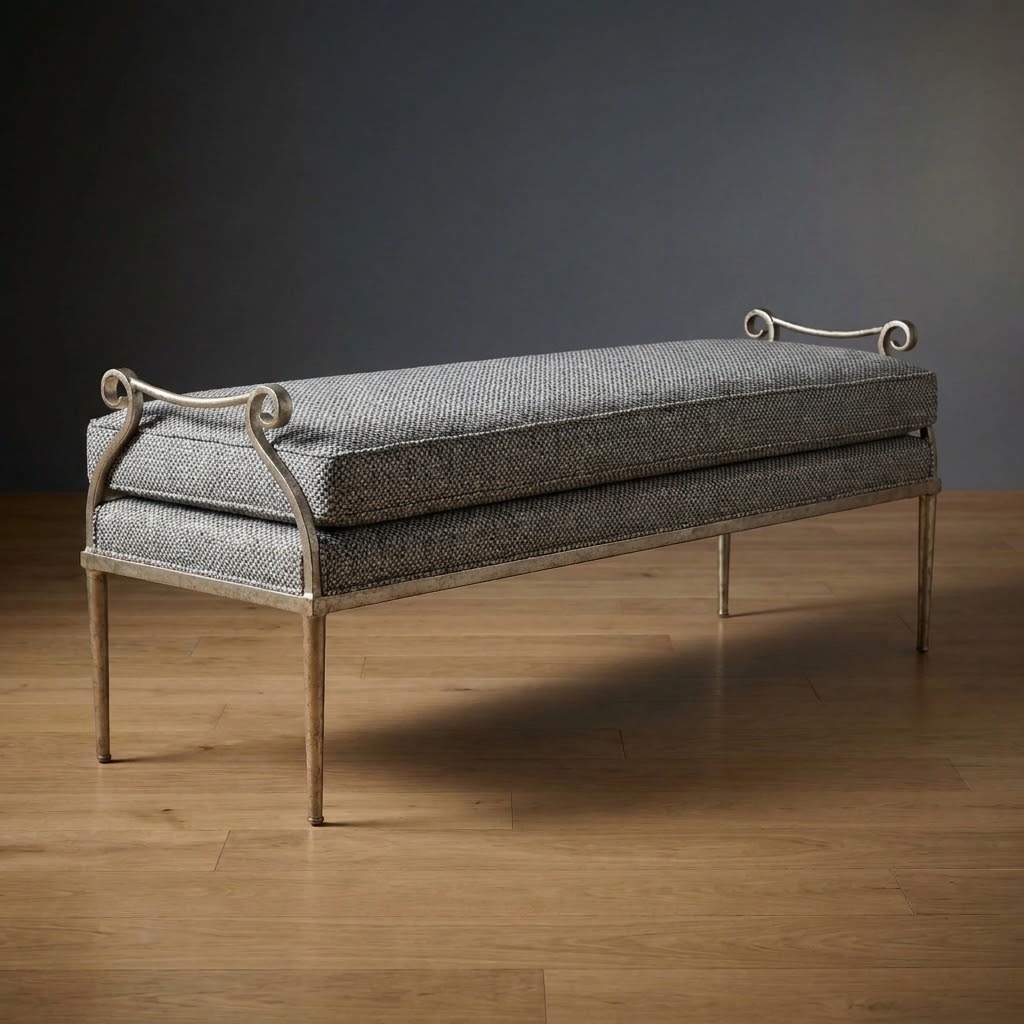 Windsor Bench in Salt & Pepper
