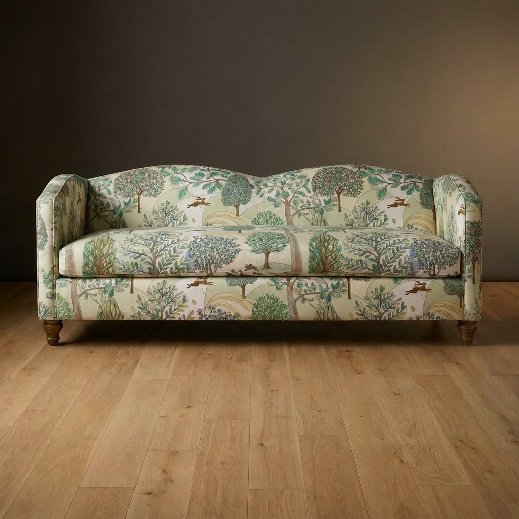Silhouette Sofa in Enchanted Grove