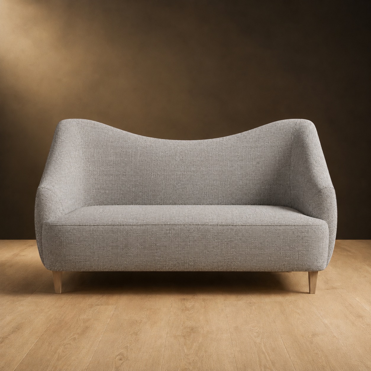 Huntsman Settee in Riverside Canvas