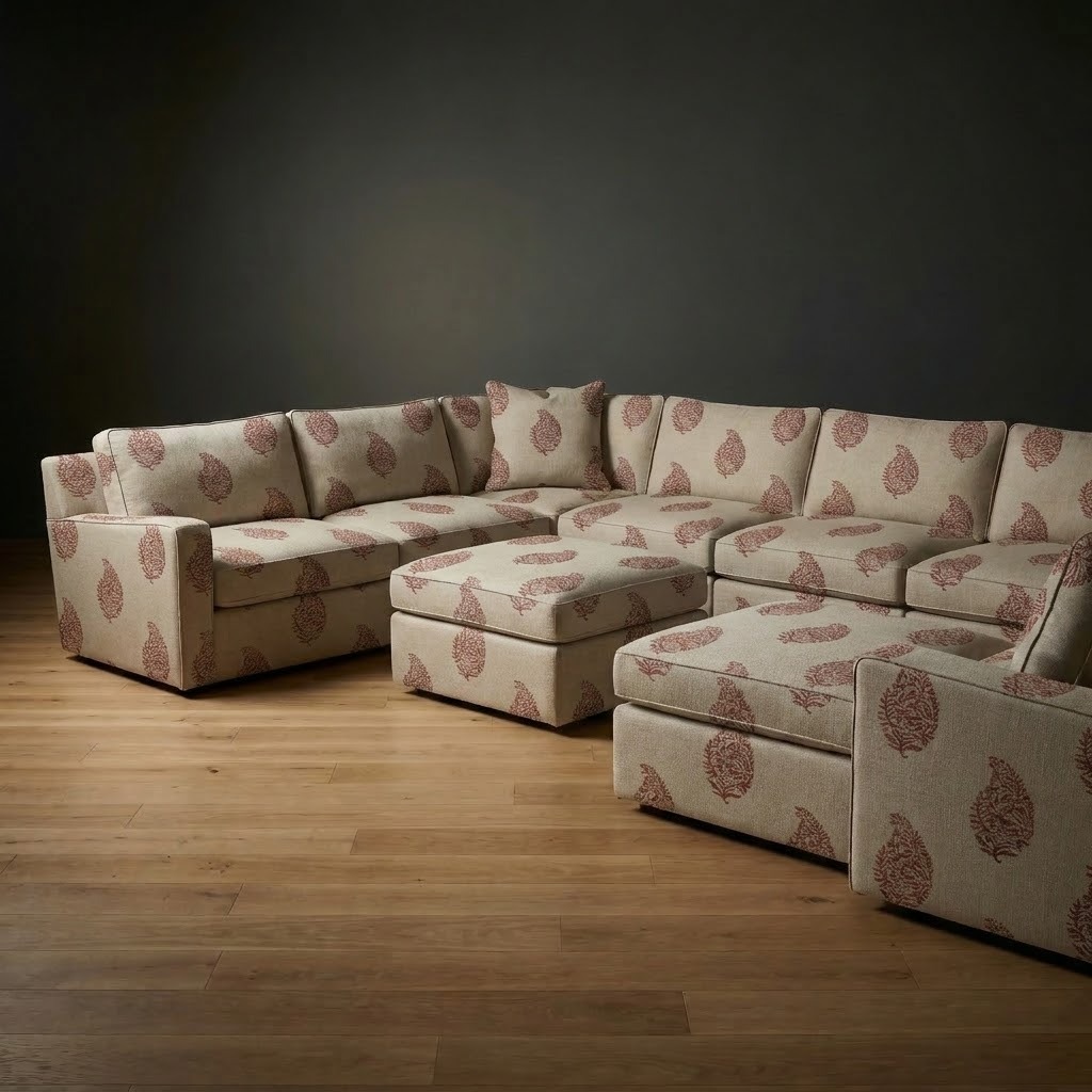 Ellington Sectional in Autumn Leaf
