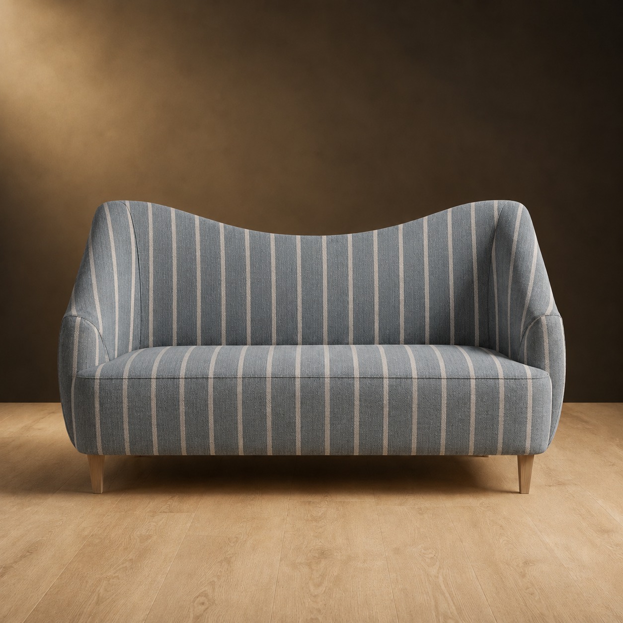 Huntsman Settee in Millfield Stripe