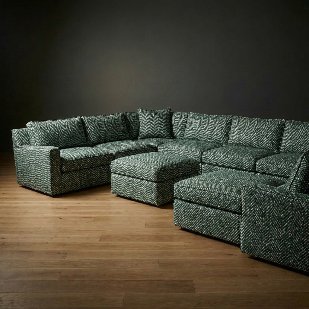 Ellington Sectional in Fern Valley