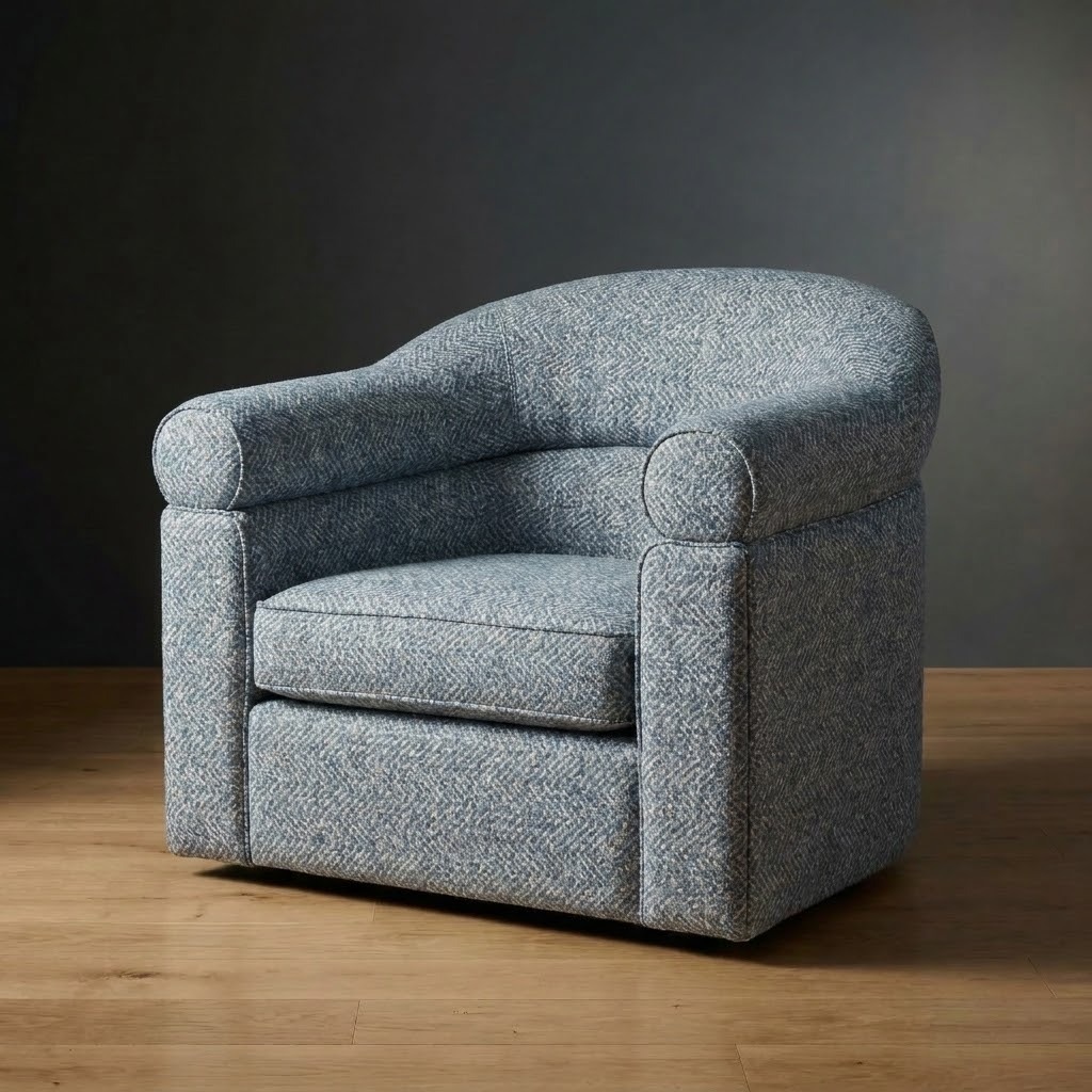 Halston Chair in Highland Tweed