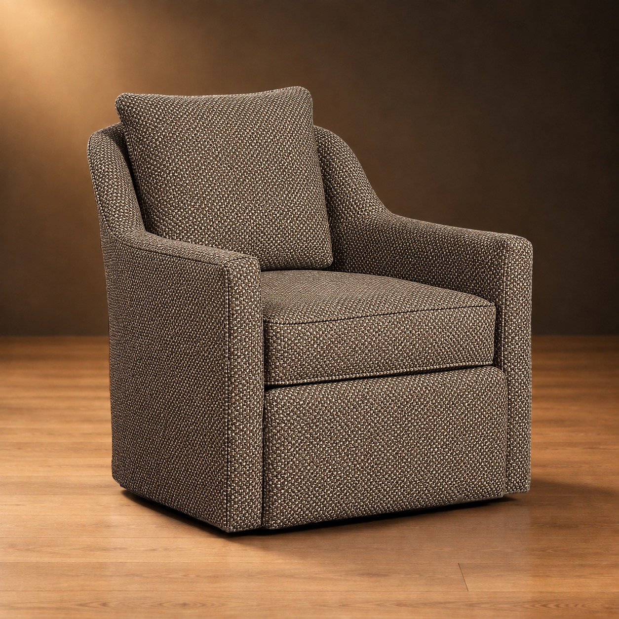 The Whitmore Swivel Chair in Copperfield