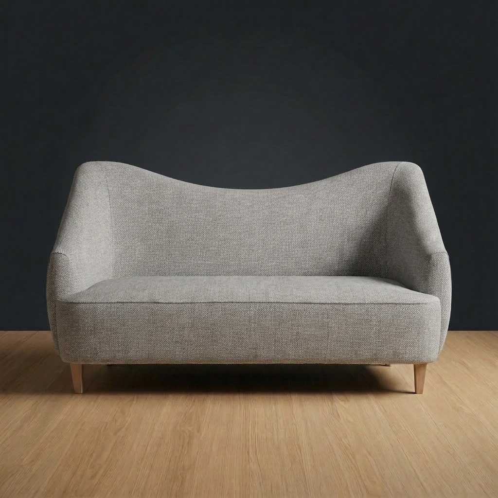 Huntsman Settee in Riverside Canvas