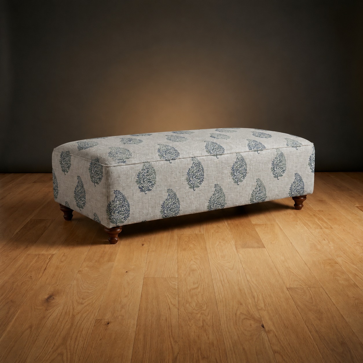 The Manhattan Ottoman in Autumn Leaf