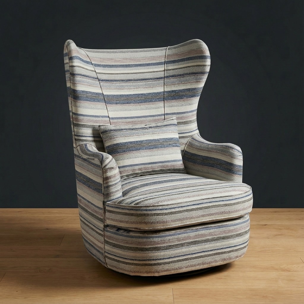Wayfarer Swivel Chair in Beacon Hill