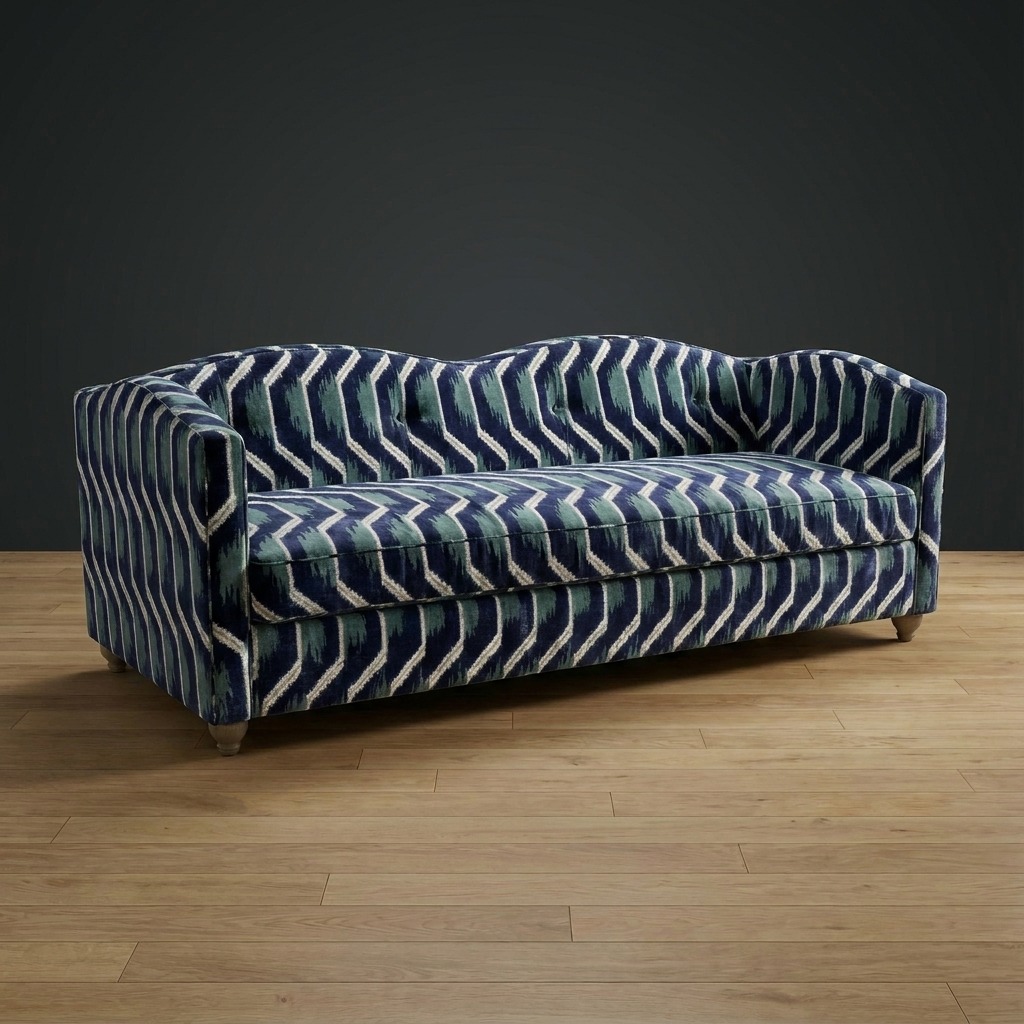 Whitmore Sofa in Tidewater Ikat