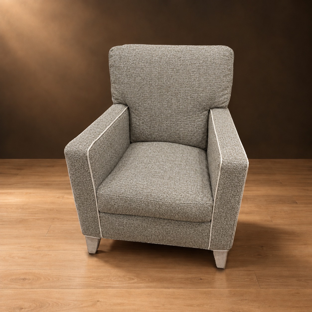 Caroline Chair in Millbrook Herringbone