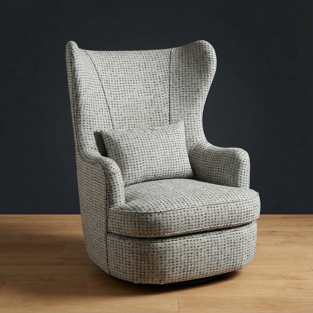 Wayfarer Swivel Chair in Cobblestone