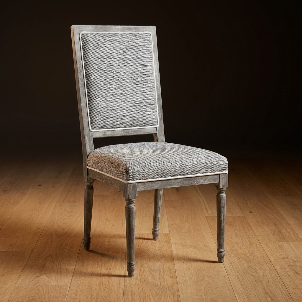The Florence Dining Chair in Salt & Pepper