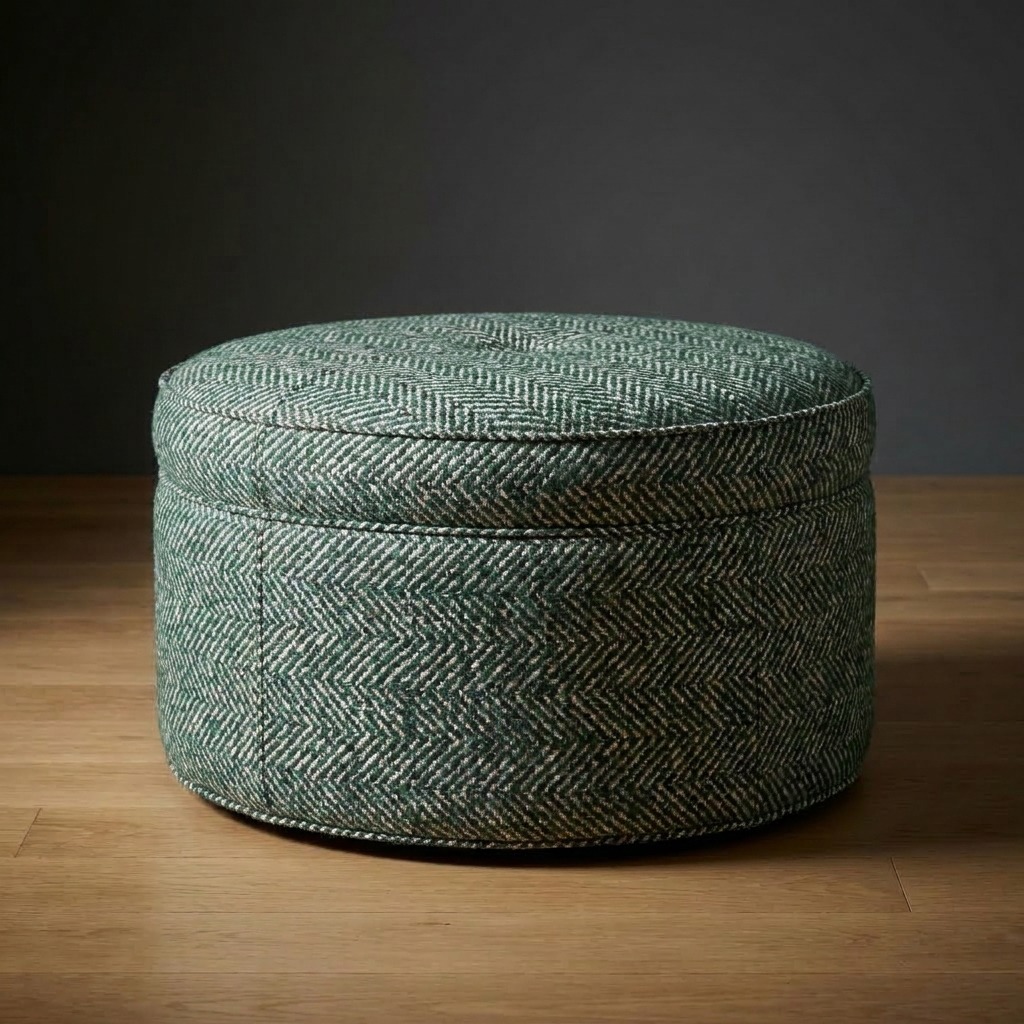 Kensington Ottoman in Fern Valley