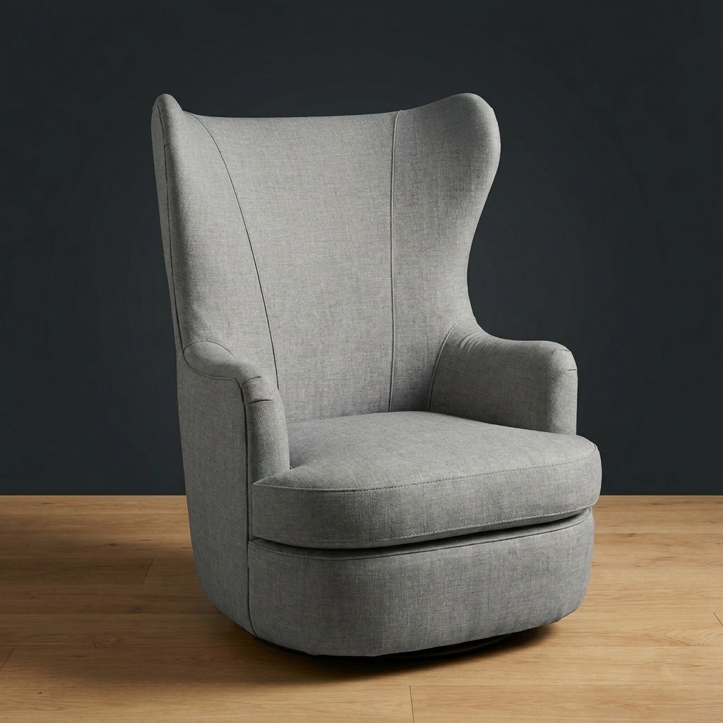 Wayfarer Swivel Chair in Harbor Mist