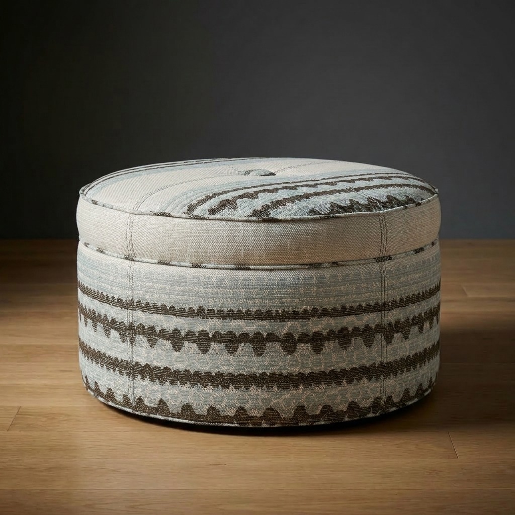 Kensington Ottoman in Whitfield Manor