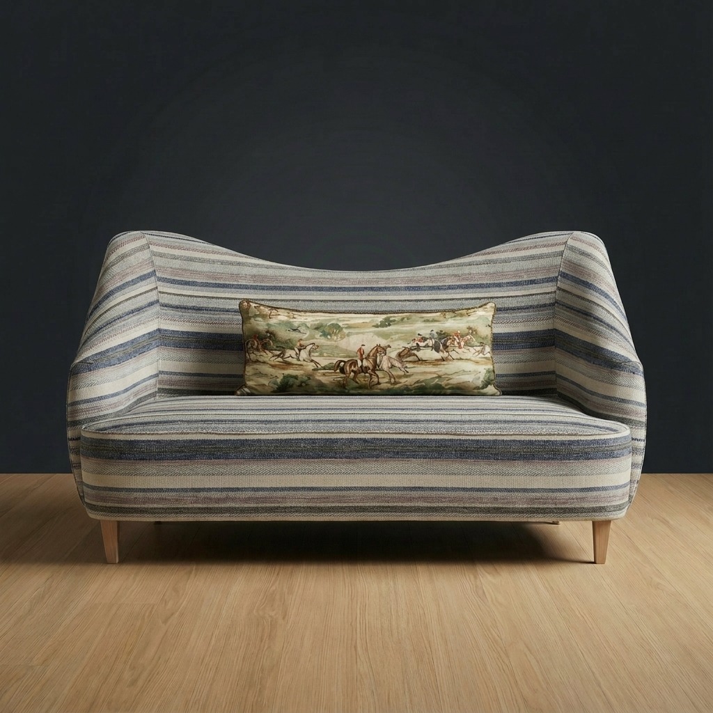 Huntsman Settee in Beacon Hill