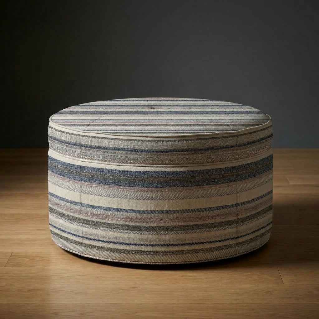 Kensington Ottoman in Beacon Hill
