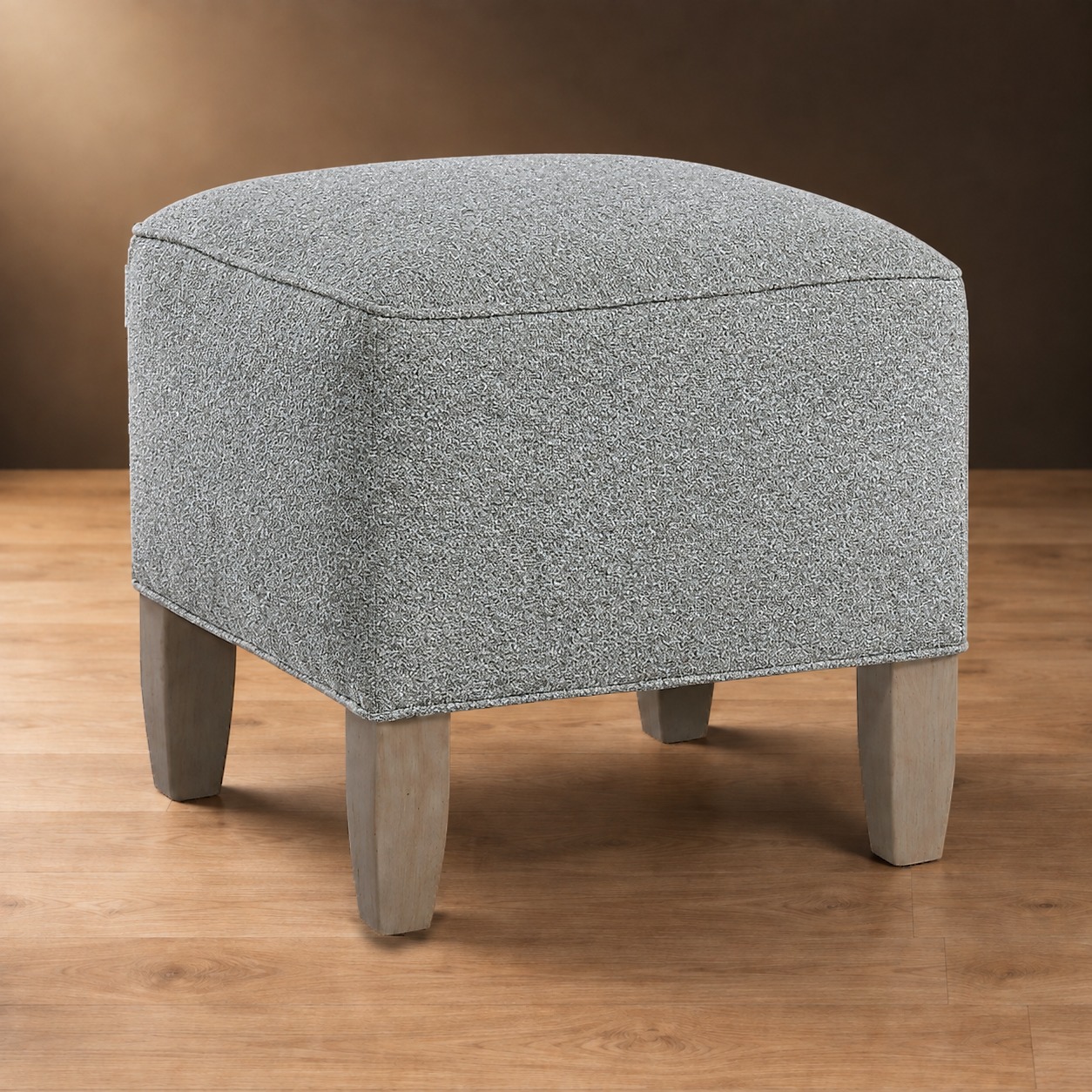 The Ashdown Ottoman in Granite Ridge