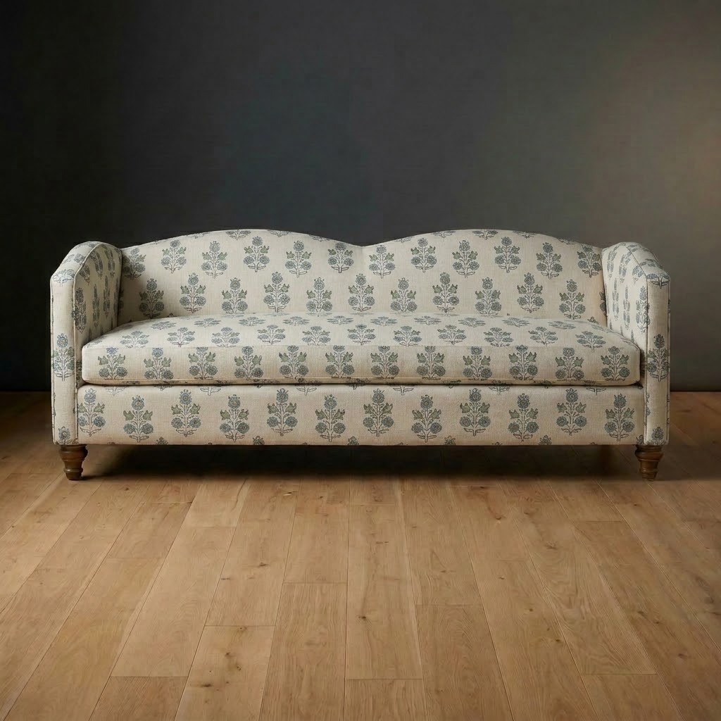 Silhouette Sofa in Rosewood Garden