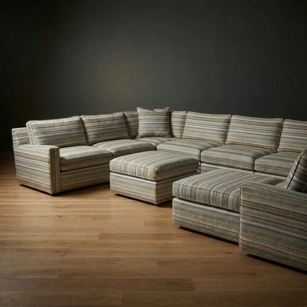 Ellington Sectional in Woven Shores