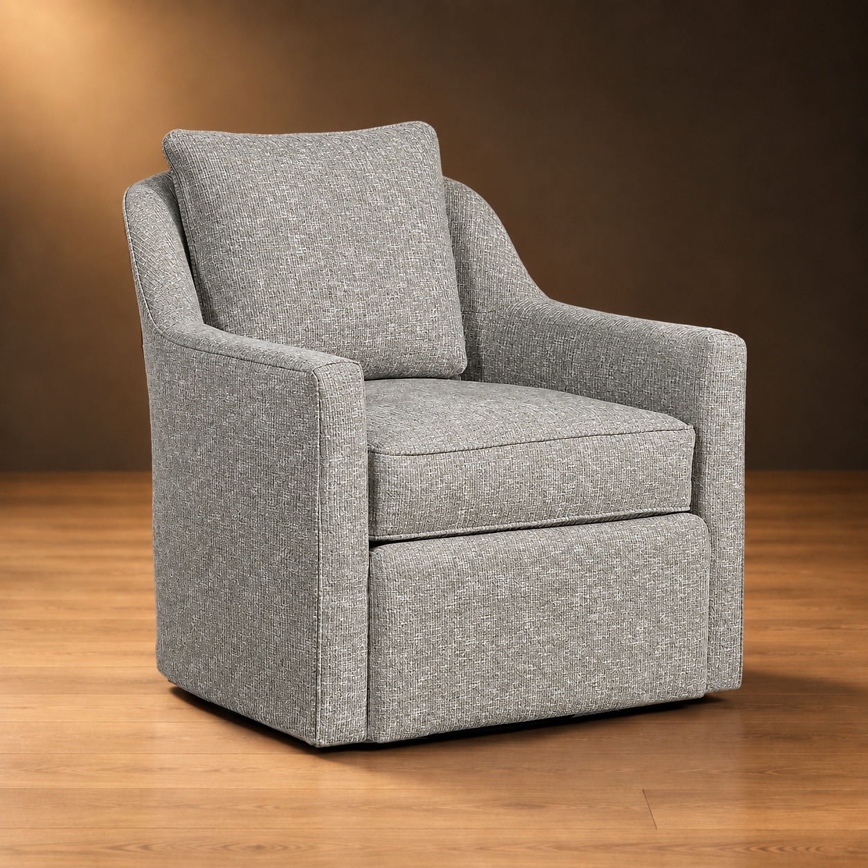 The Whitmore Swivel Chair in Ashworth