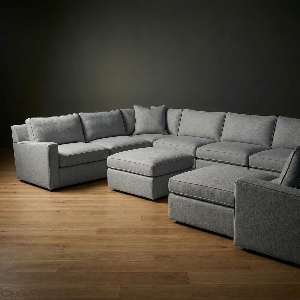 Ellington Sectional in Harbor Mist