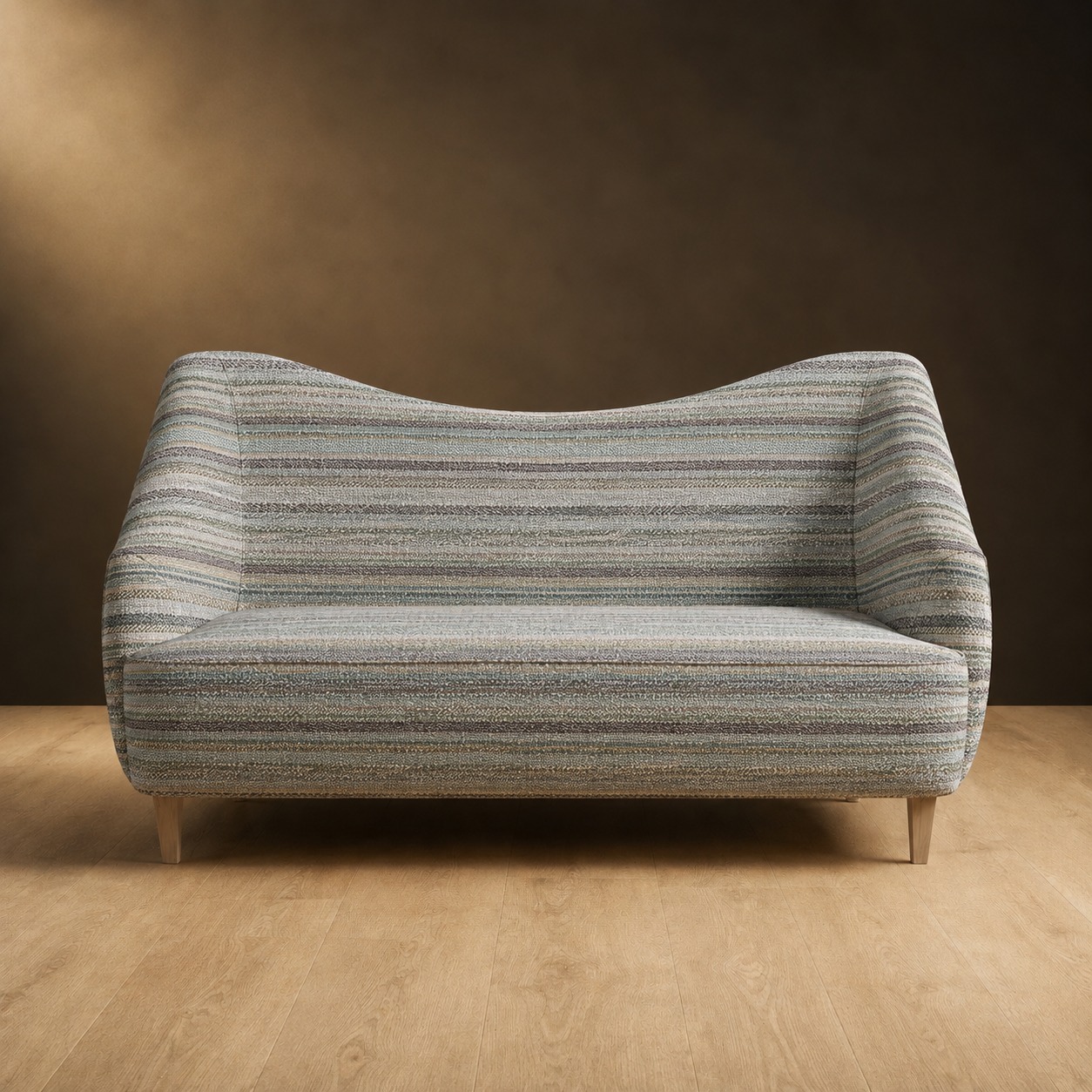 Huntsman Settee in Woven Shores