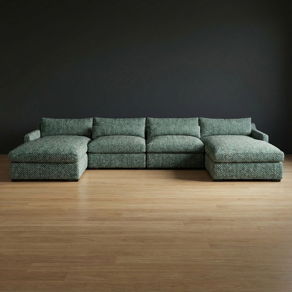 Homestead Sectional in Fern Valley