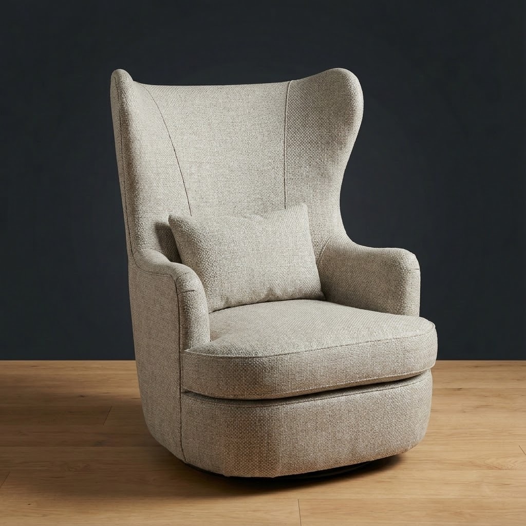 Wayfarer Swivel Chair in Quarry