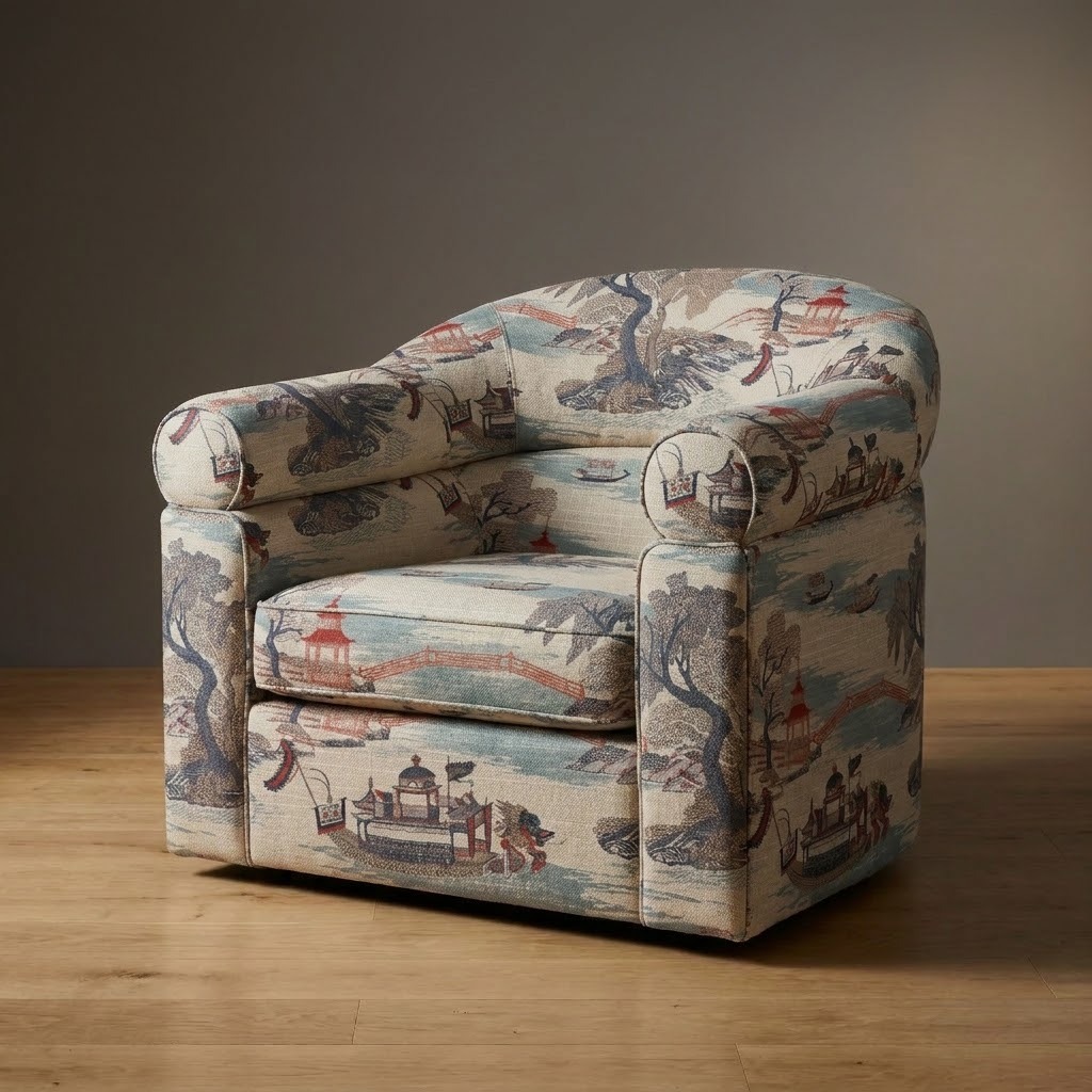 Halston Chair in Willow Garden