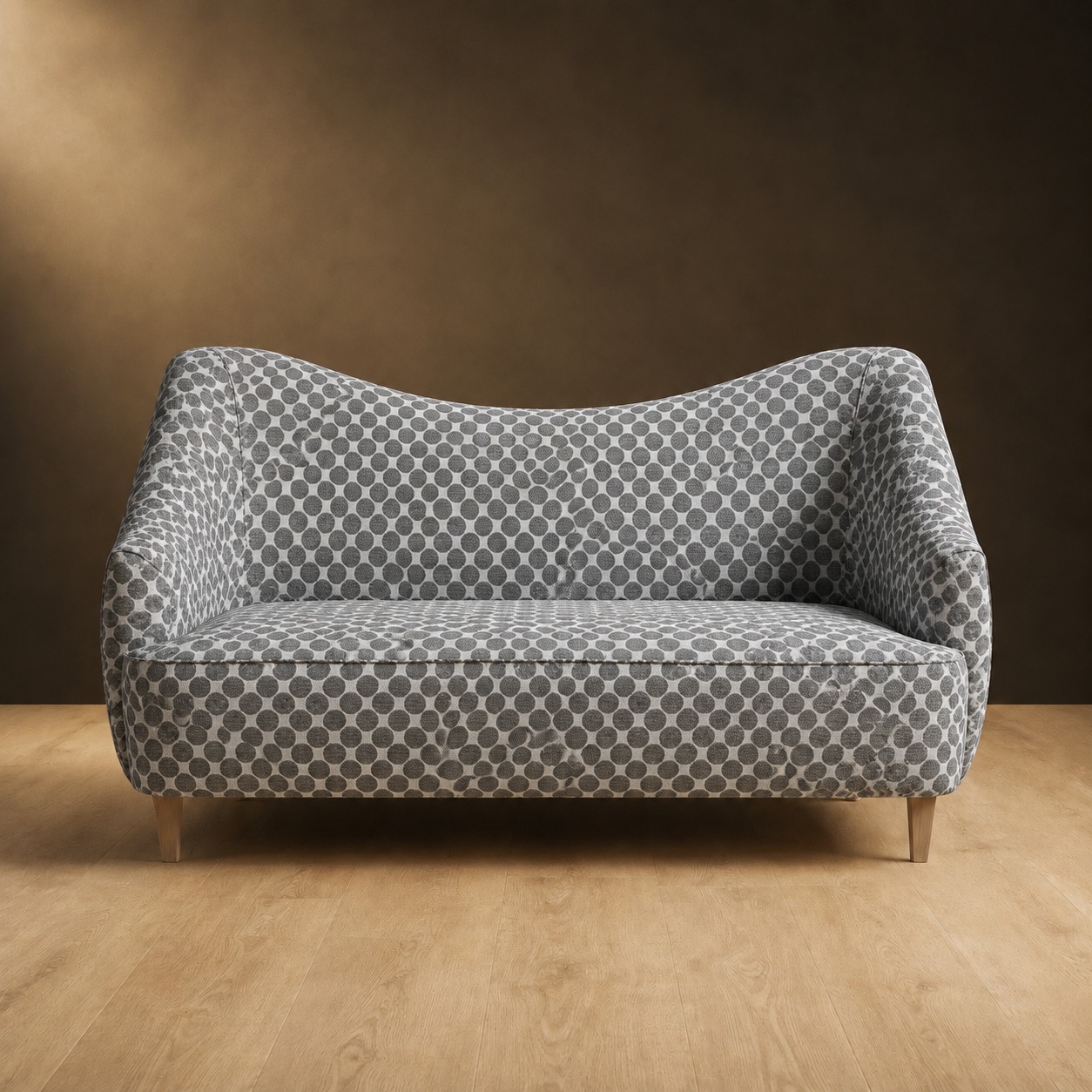 Huntsman Settee in Penny Lane
