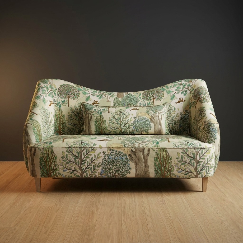 Huntsman Settee in Enchanted Grove