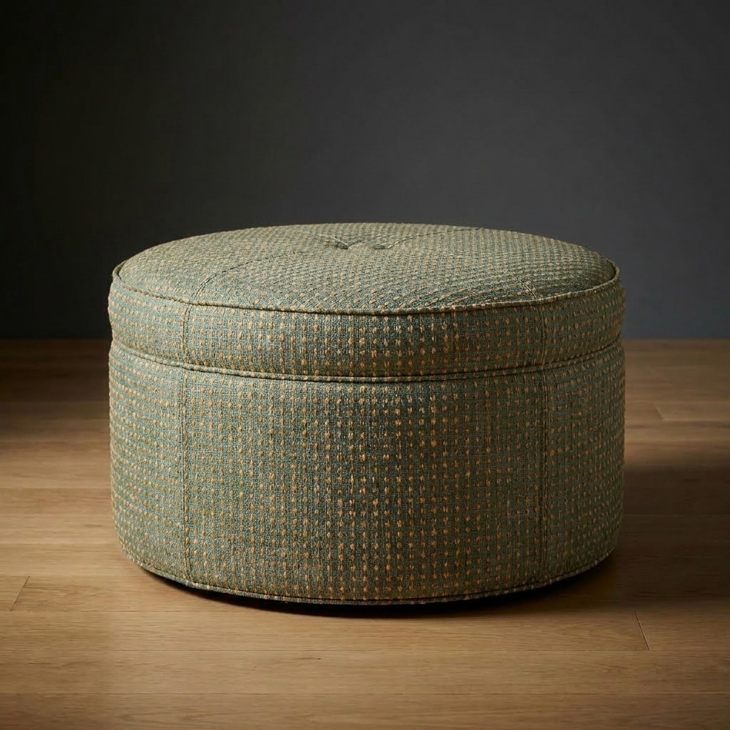 Kensington Ottoman in Copper Meadow