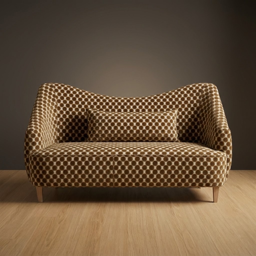 Huntsman Settee in Honeycomb Ridge