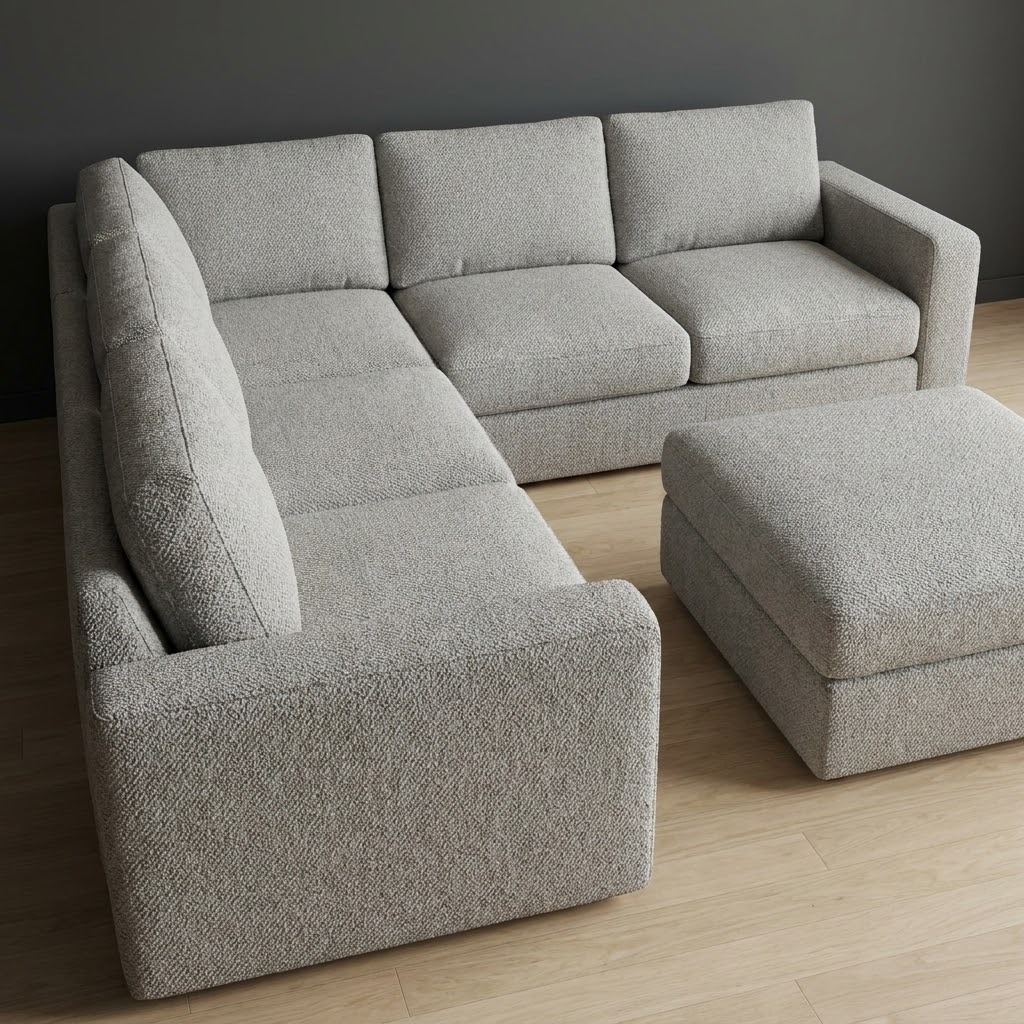 Ellington Sectional in Riverstone